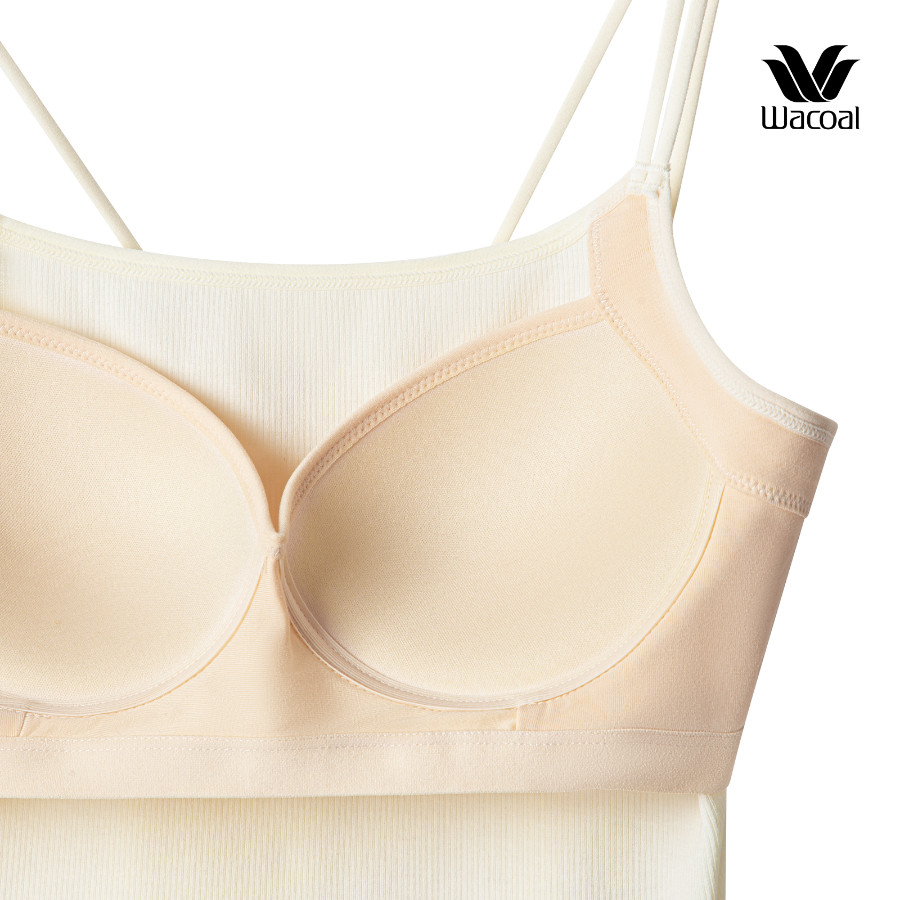 Áo 2 dây kèm mút bra top Wacoal Peach John I25WLJ030 dáng ngắn full cup - 25WLJ030