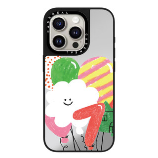 CASENEAL Rainbow Clouds Vỏ Điện Thoại Gương Chất Lượng Cao Thích Hợp Cho iPhone 17ProMax 17pro 17 air 16promax 16 15promax 15 14promax 13 13promax Ốp Lưng Cứng Chống Rơi Thời Trang