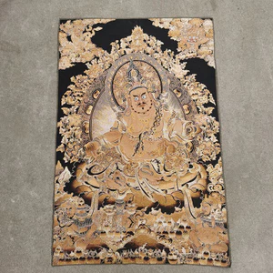 Tranh Trung Quốc Lụa Tranh Splendid Tangka Tượng Nepal Chân Dung Tây Tạng Tranh Trang Trí Tangka Tranh Thêu Treo Tranh 26.4.8