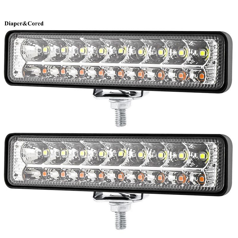 DIAPER & CORED 54W Đèn LED làm việc Off Road LED Beam Bar 6Inch Flood ...