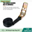 【COD】Dây siết tải xe máy tăng đơ 25mm 1000kg không móc, thiết kế chắc chắn, tiện dụng buộc ghế trẻ em và hành lý.