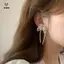 Bông tai ngọc trai nơ sang trọng, tinh tế - Thích hợp làm quà tặng hoặc trang sức đám cưới [Mina]