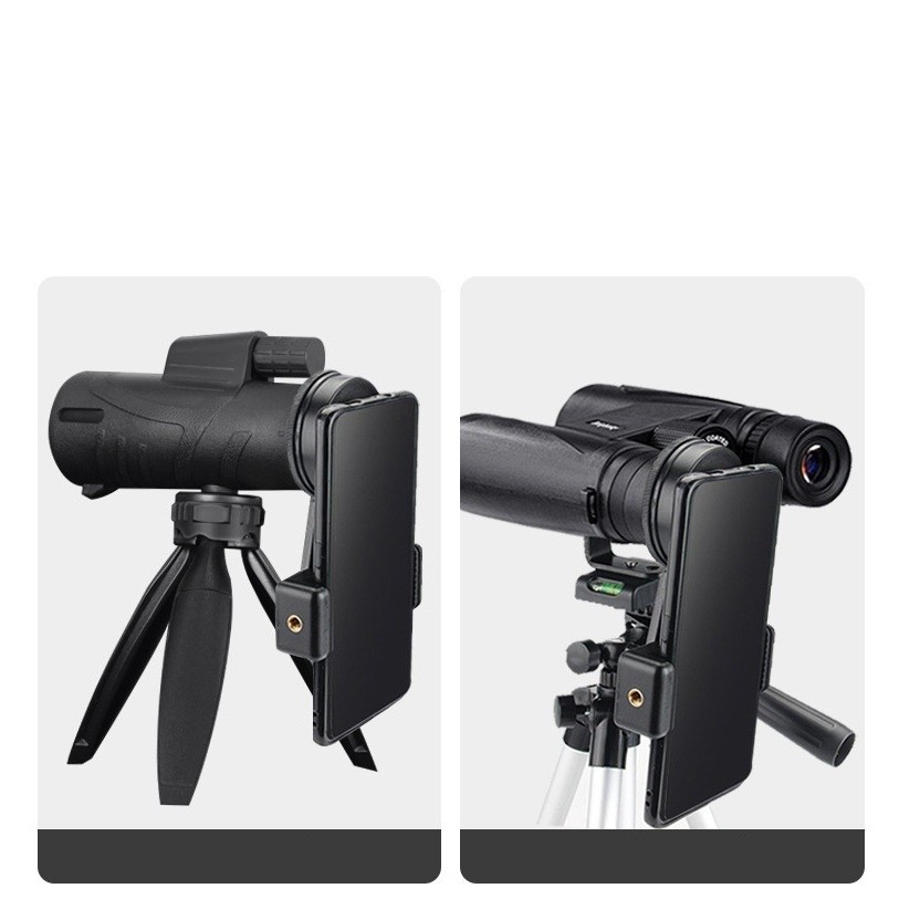Giá đỡ điện thoại thông minh gắn kính thiên văn Đường kính 25-45mm，Dễ dàng lắp đặt, tháo lắp nhanh