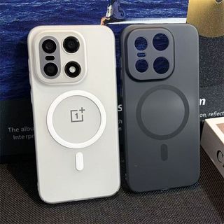 Ốp Điện Thoại Cho OnePlus 15 Ice Fog Vỏ Bảo Vệ Từ Tính Bao Gồm Tất Cả Chống Sốc Mờ