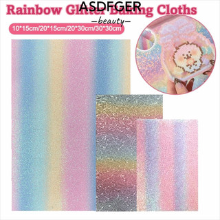 Vải nướng ASDFGER, Vải ủi DIY lấp lánh cầu vồng, Hạt chuyển màu chịu nhiệt sáng tạo, Sequin tái sử dụng, Đồ chơi hạt thủ công