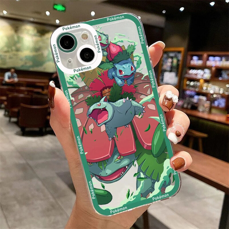 Ốp Điện Thoại Cho OPPO Reno 3 4 5 6 7 8 10 Pro Plus 6Z 5Z 7Z 8Z 8T A74 A37 A5S Vỏ Chống Sốc Hoạt Hình Pokemon Pikachu Gengar Eevee Chất Lượng Cao Trong Suốt Thời Trang TPU