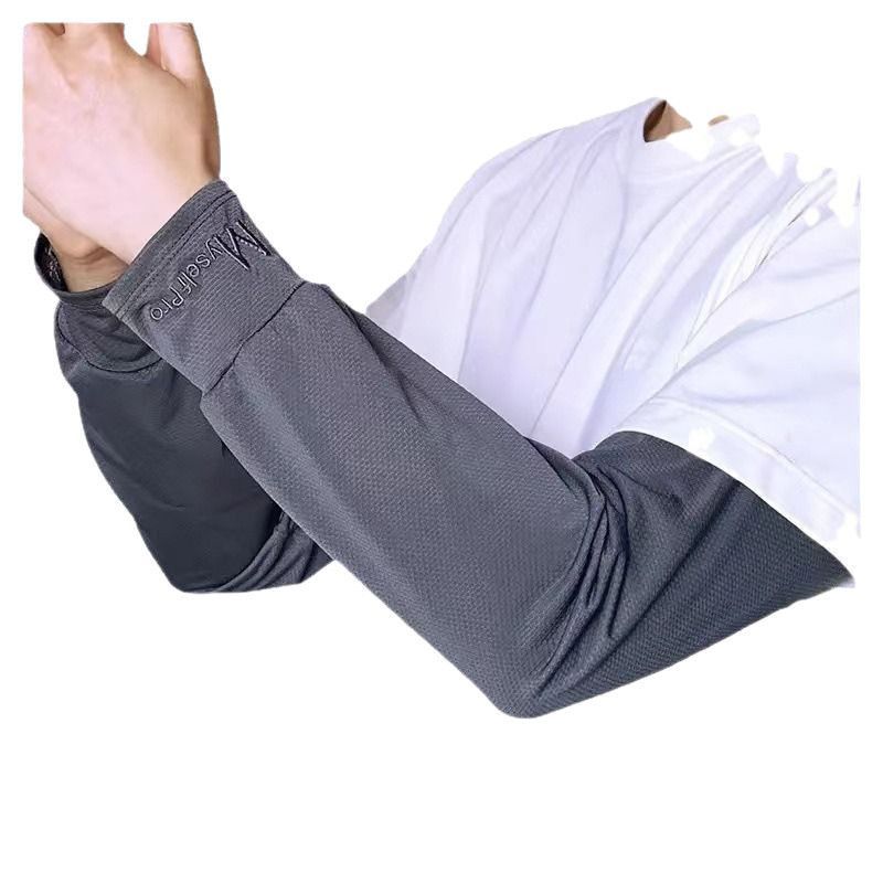 Áo Nam Mùa Hè Ice Silk Dành Cho Lái Xe Ngoài Trời - Chống Nắng và Bảo Vệ Tia UV
