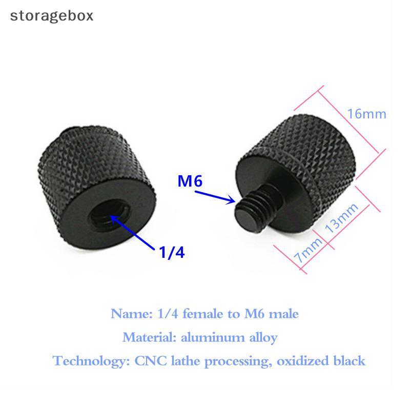 [Hộp lưu trữ] Vít chuyển đổi Đai ốc kép 1/4 sang M4 M5 M6 M8 M10 cho máy ảnh DSLR, Braet máy chiếu, phụ kiện chụp ảnh