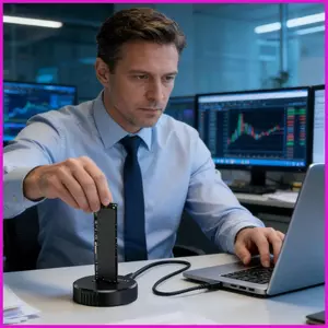 Vỏ ổ đĩa ngoài 10Gbps Vỏ di động Ổ cứng Docking Station Case cho máy tính để bàn Máy tính xách tay lyuvn