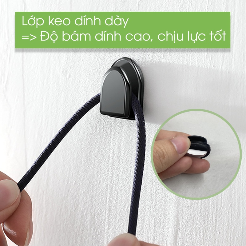 Mô tả Móc treo đồ ô tô, xe hơi Tâm Luân dính chắc, phụ kiện ô tô nhỏ gọn tiện lợi - 5