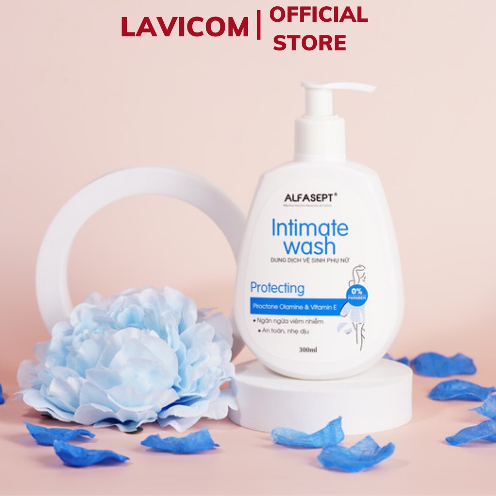 Mô tả Dung dịch vệ sinh phụ nữ ALFASEPT INTIMATE WASH Protecting 300ml - Chiết xuất vitamin E ngăn nấm dưỡng ẩm trẻ hóa làn da - 3