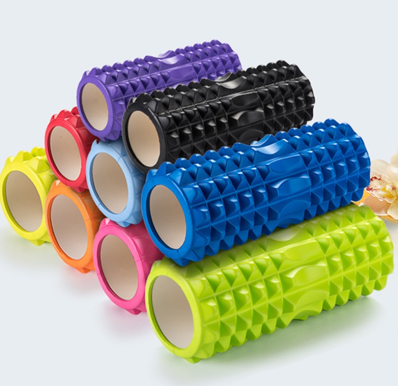 Mô tả Con Lăn Yoga Massage Foam Roller Ống Trụ Xốp Tập Thể Thao Giãn Cơ Có Gai Roam Rollet Cao Cấp Chính Hãng Amalife - 3