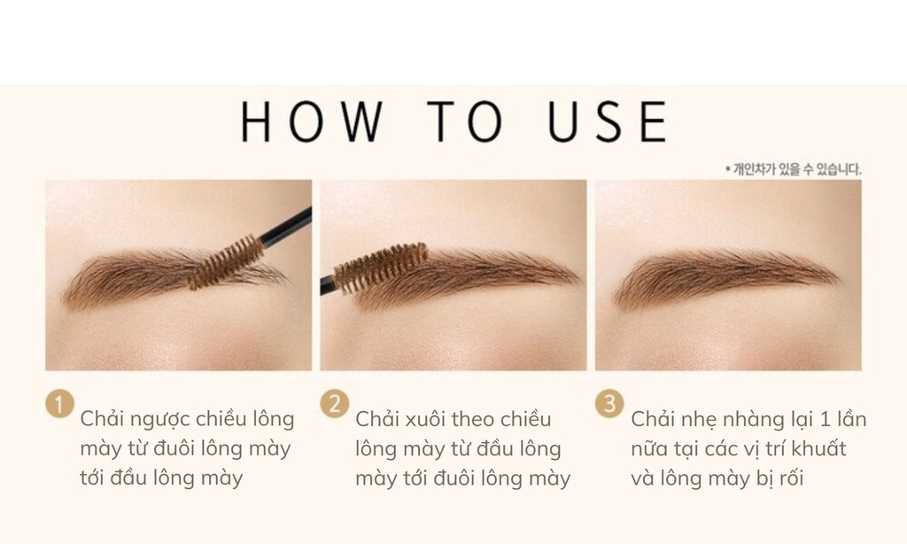 Mô tả Mascara Lông Mày Kissme Đổi Màu Tạm Thời Kissme Heavy Rotation Chống Trôi Siêu Bền - 8
