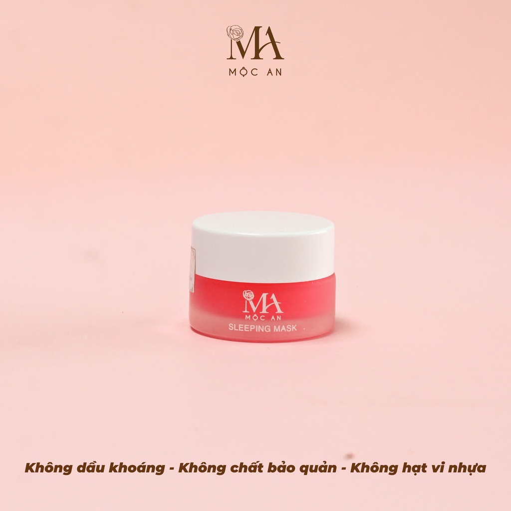 Mô tả Mặt Nạ Môi Sleeping Mask Mộc An Dưỡng Hồng, Giảm Thâm Môi, Cho Đôi Môi Căng Bóng, Mềm Mịn Mini Size 7g - 7