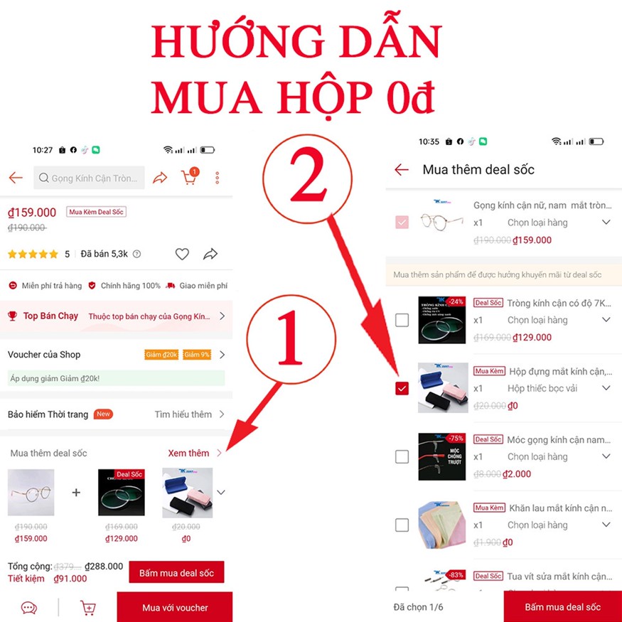 Mắt kính 7K10209 màu nâu