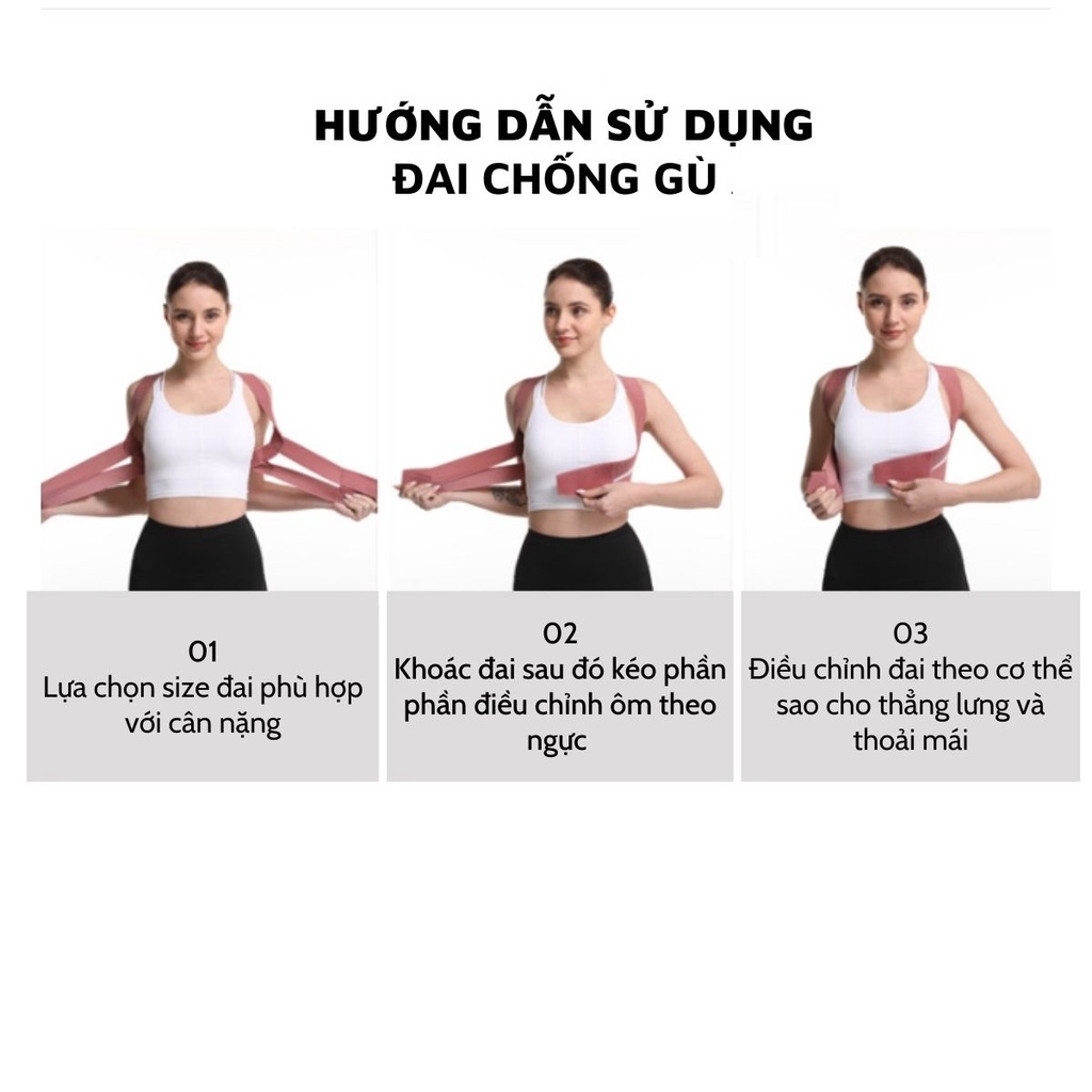 Mô tả Đai Chống Gù Lưng Nâng Ngực, Cố Định Bảo Vệ Vòng 1 Cao Cấp Ama05 - Chính Hãng Amalife - 6