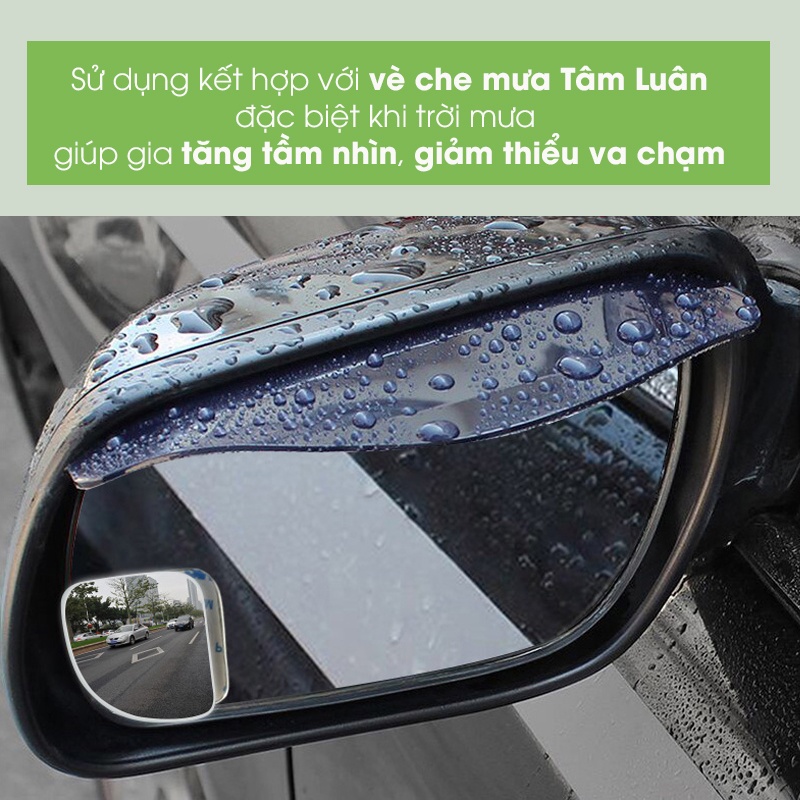 Bộ 2 gương cầu lồi ô tô