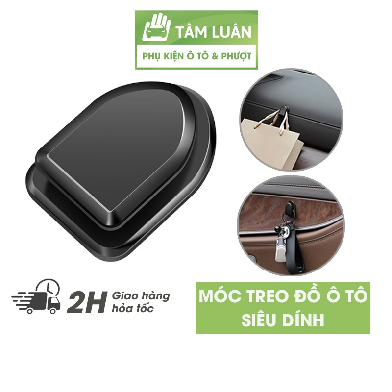 Mô tả Móc treo đồ ô tô, xe hơi Tâm Luân dính chắc, phụ kiện ô tô nhỏ gọn tiện lợi - 1