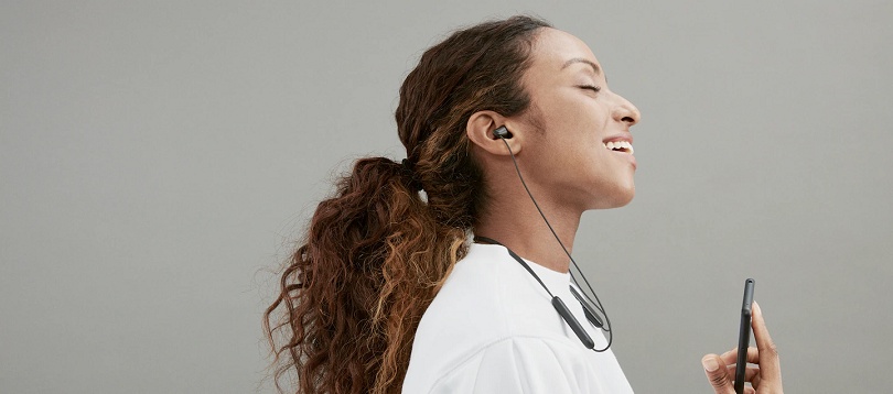 Mô tả Tai Nghe Nhét Tai Bluetooth Chống Nước Sony WI-C100 - DSEE - Pin 25 Giờ - Không Thể Tốt Hơn !! - 1