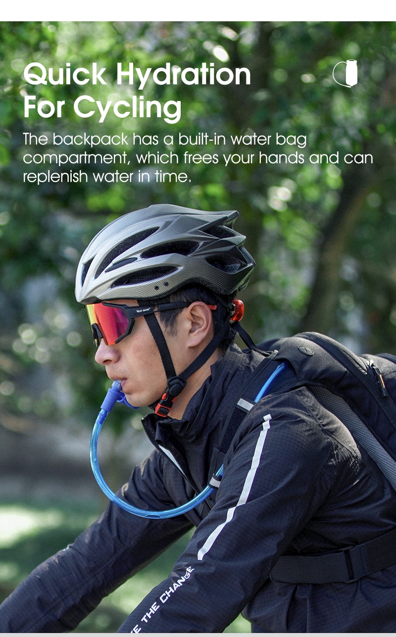 Mô tả Ba lô leo núi / đi bộ đường dài WEST BIKING chuyên nghiệp có thể điều chỉnh được sức chứa 10L - 5