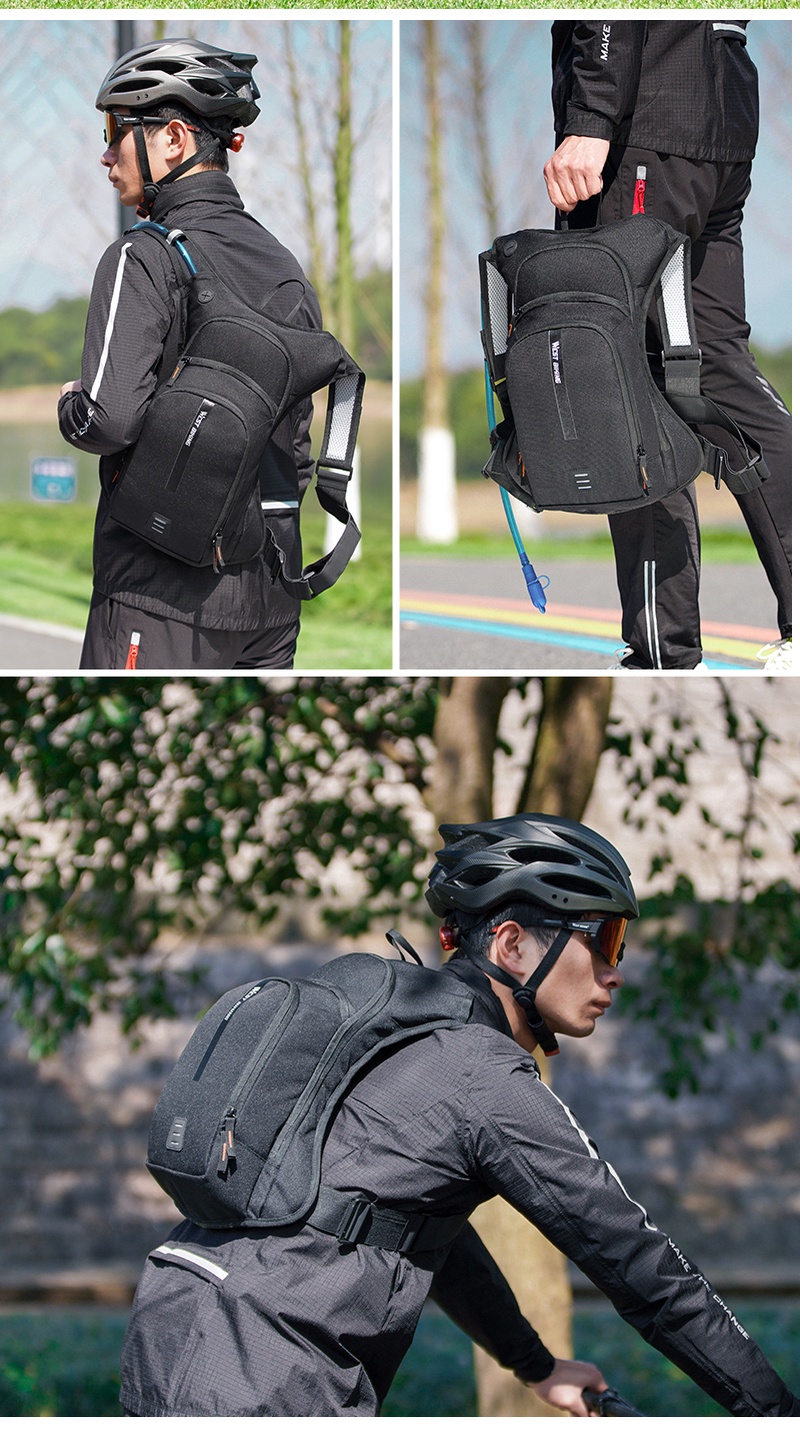 Mô tả Ba lô leo núi / đi bộ đường dài WEST BIKING chuyên nghiệp có thể điều chỉnh được sức chứa 10L - 12
