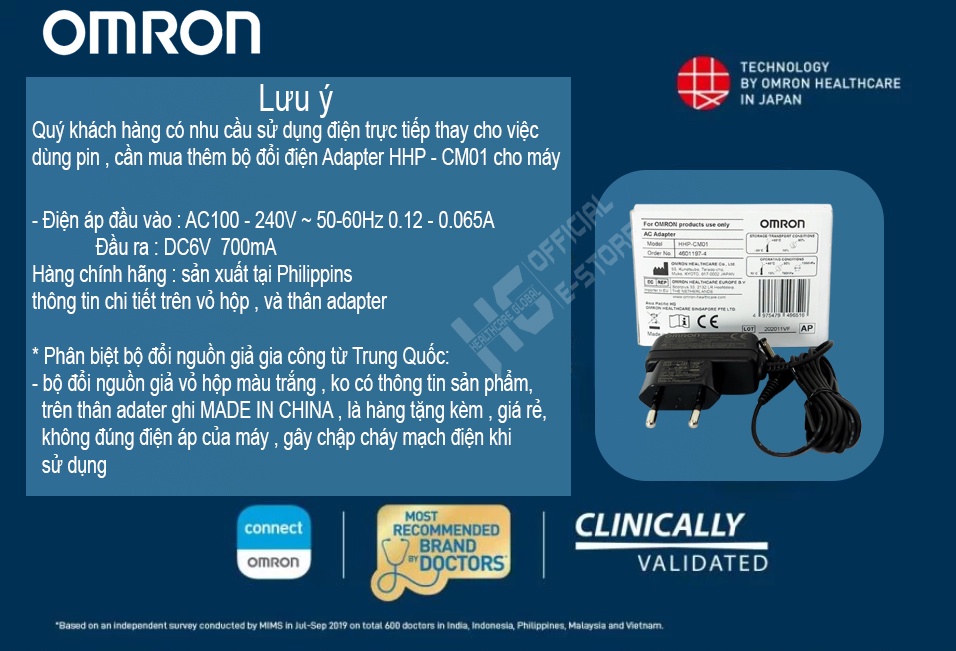 Mô tả Máy Đo Huyết Áp Bắp Tay Kết Nối Bluetooth OMRON HEM-7156T | Cho Kết Quả Chính Xác Như Đo Tại Phòng Khám , Bệnh Viện - 9