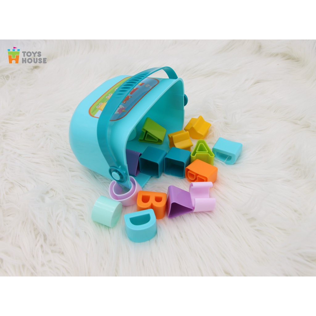 Mô tả Hộp thả hình khối - đồ chơi giáo dục sớm giúp bé nhận biết màu sắc, hình khối, chữ cái cho trẻ từ 6 tháng Toyshouse 0218 - 5