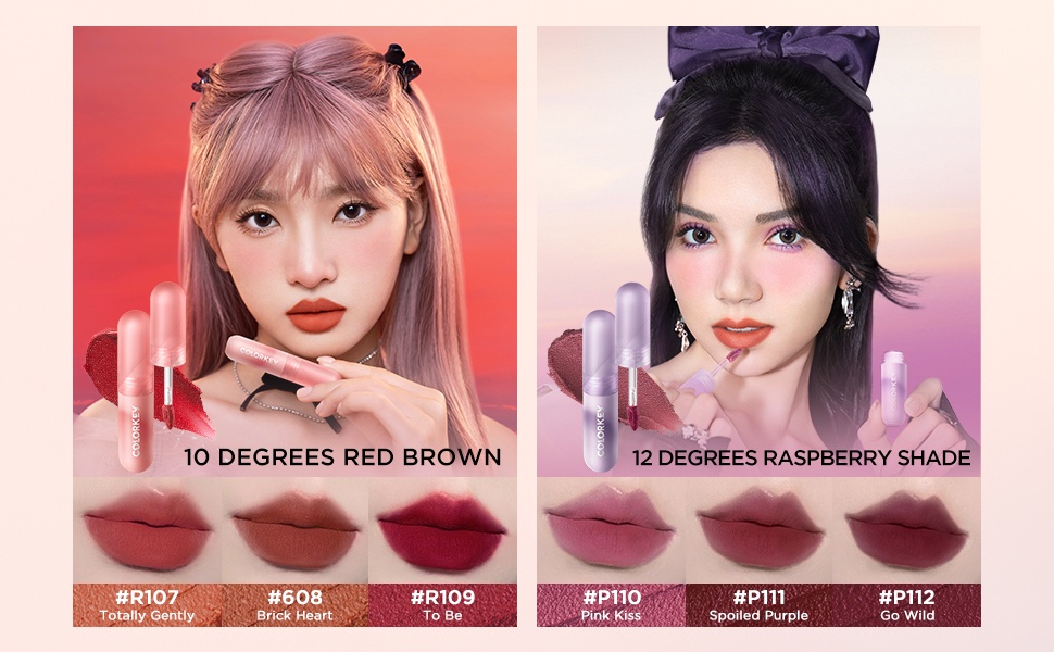 Mô tả COLORKEY Son Môi Colorkey Lip Mousse Lip Mud Màu Nhung Mờ Xinh Xắn 2g - 6