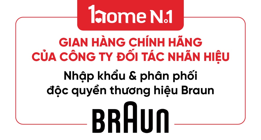 Mô tả Máy xay cầm tay  Braun, Công suất 1000w, chống văng, BH 24 tháng. - 1