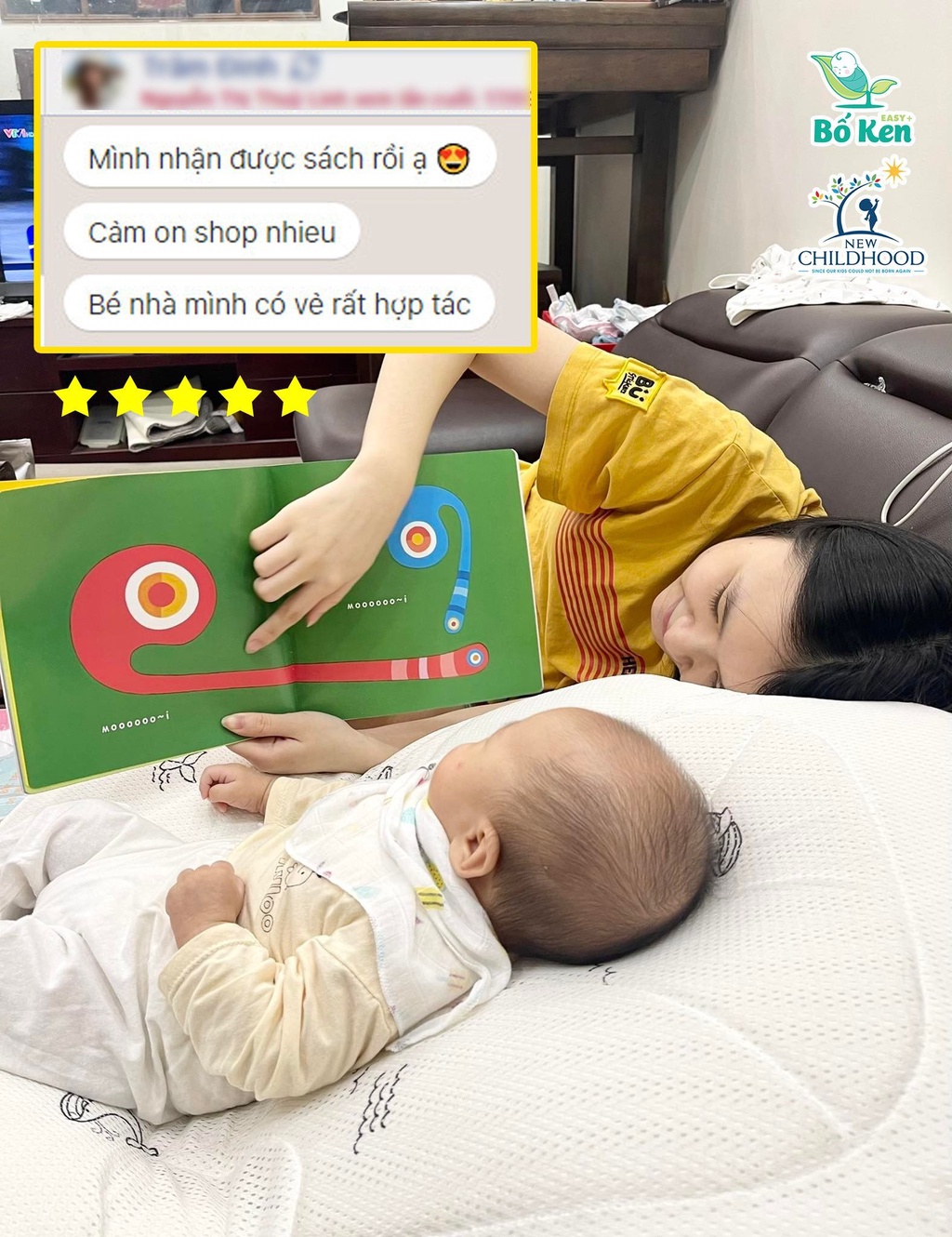 Mô tả Sách Ehon Nhật Bản - Bộ Moi Moi Và Những Người Bạn [3 cuốn] - Ehon Wabooks [Bố Ken] - 3