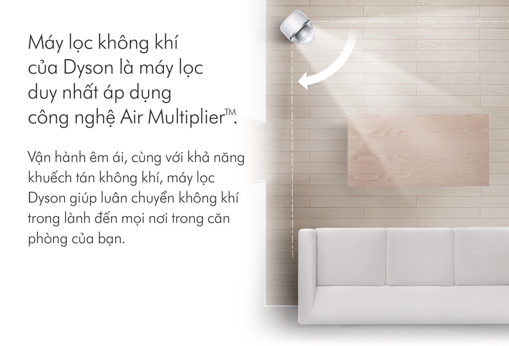 Mô tả Máy lọc không khí Dyson Pure Cool ™ Tower TP00 (Trắng Bạc) - 6
