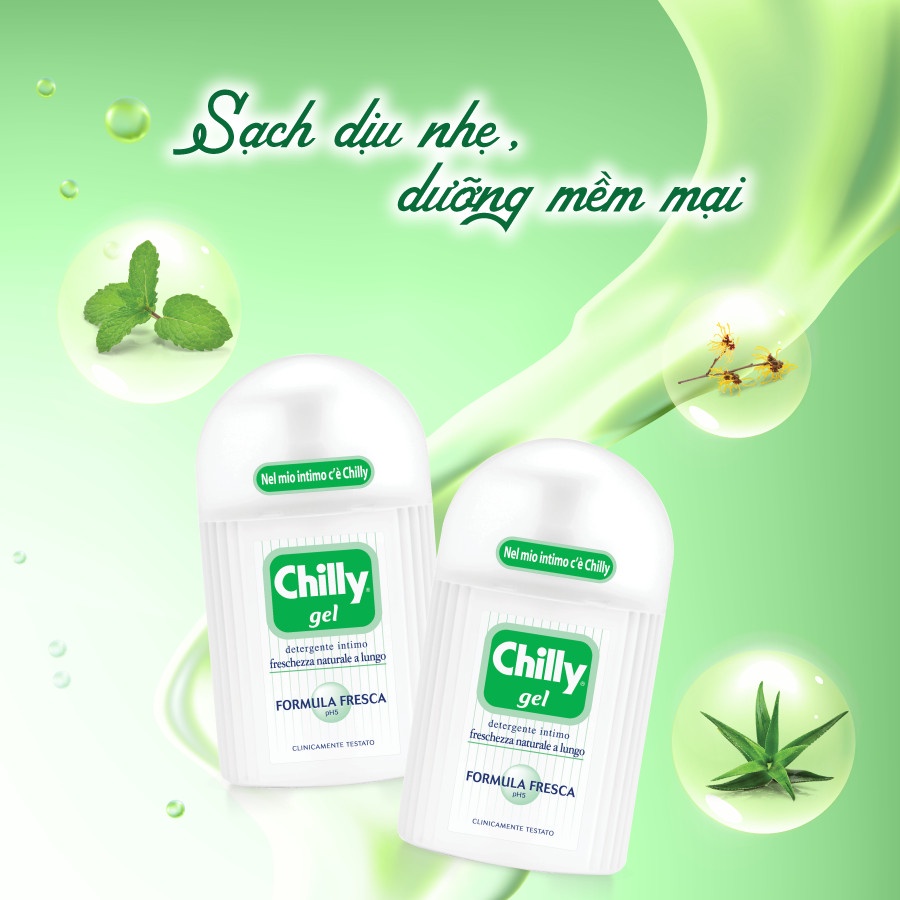 Mô tả Khăn lau phụ khoa Chilly Fresco chiết xuất bạc hà se se lạnh, làm sạch khử mùi hiệu quả, gói 12 tờ - 4