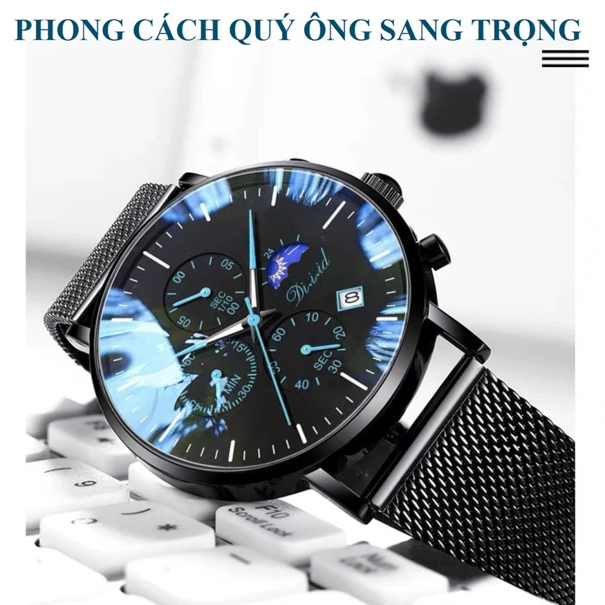 Đồng hồ DIZIZID DZTD9 dây thép mành