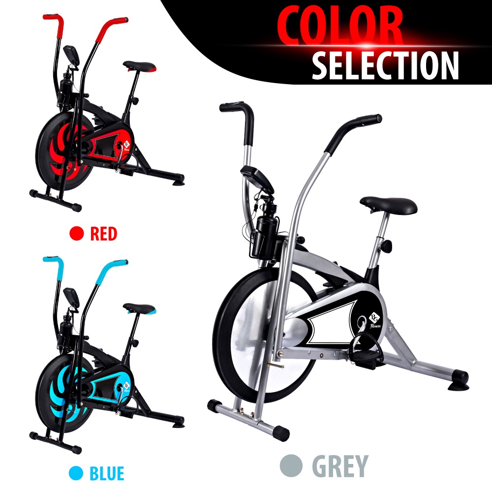 Mô tả BG Xe đạp tập thể dục tay chân kết hợp 8701 RED thiết kế mới - 3