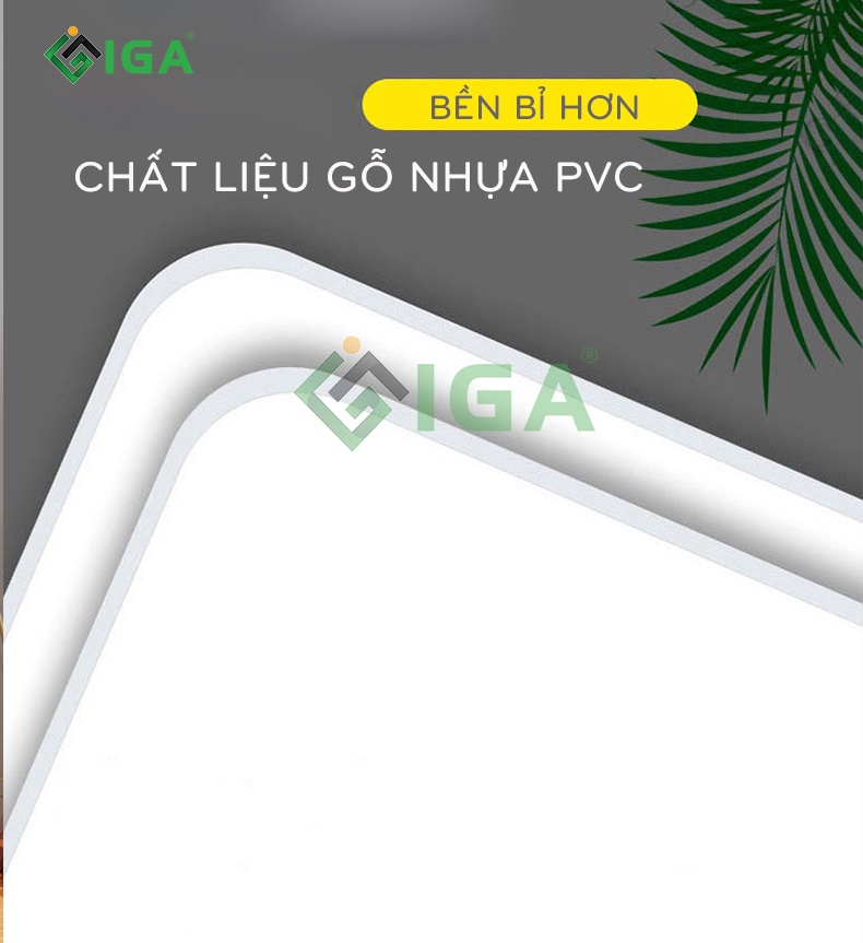 Mô tả Kệ đựng mĩ phẩm 2 tầng IGA họa tiết hiện đại - IG408 - 5