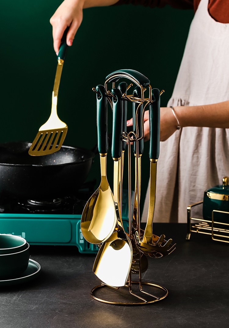 Mô tả YEAHCOOK Bộ dụng cụ nấu ăn dành cho nhà bếp 7 món tiện ích thiết kế sang trọng - 1