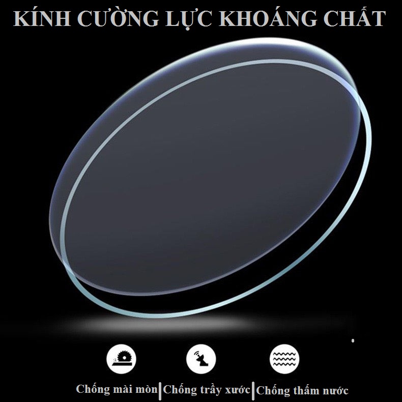 Mô tả Đồng hồ nam chống nước DIZIZID chính hãng dây thép đúc đặc - Chạy full 6 kim và lịch ngày - Tặng pin dự phòng DZ-057 - 8