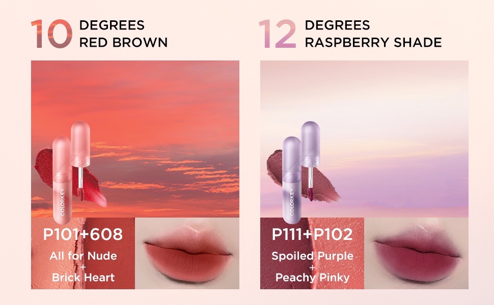 Mô tả COLORKEY Son Môi Colorkey Lip Mousse Lip Mud Màu Nhung Mờ Xinh Xắn 2g - 4