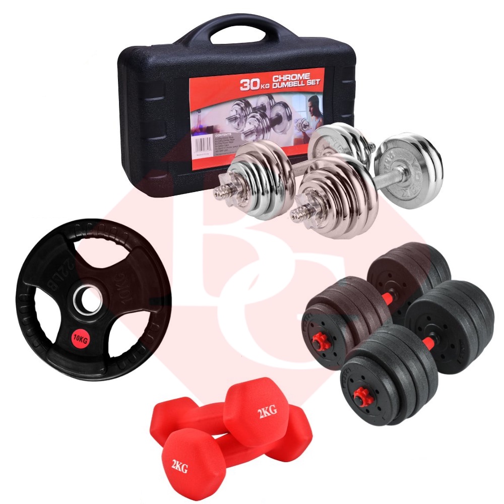 Mô tả BG Tạ miếng,combo tạ tay tạ đĩa 3 lỗ (ø: 50mm) cao cấp bọc cao su non chống rỉ,tạ squat đẩy ngực tay - 1