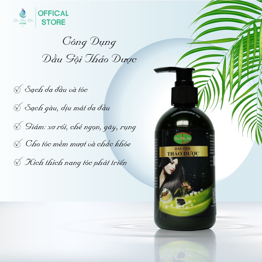 Mô tả Dầu Gội Thảo Dược Dạ Thảo Liên 100% Thảo Dược Thiên Nhiên 300ml - 3