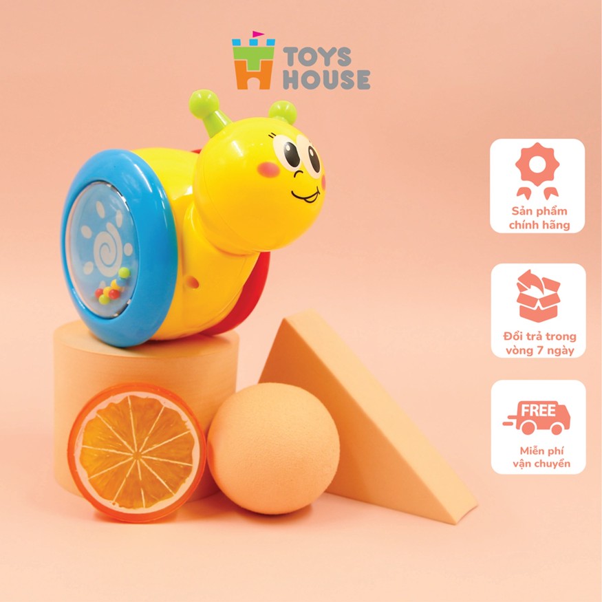Đồ chơi lật đật Toyshouse 008-2 hình vịt vàng