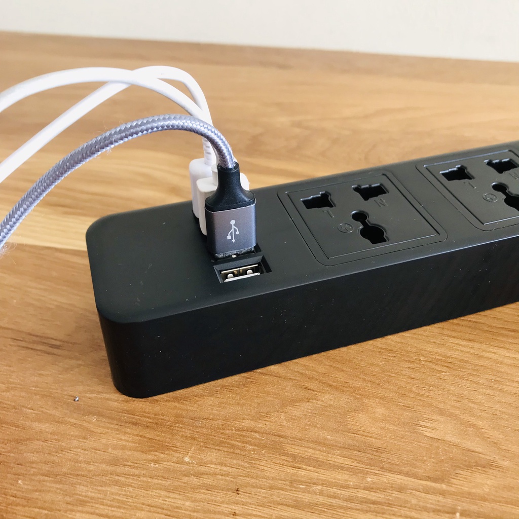 Mô tả [Màu ĐEN] Bộ Ổ Cắm Điện Đa Năng 3 Ổ Cắm Công Suất 2500W Và 4 Cổng USB Sạc Trực Tiếp 11W Dây 2 Mét Chính Hãng Amalife - 6