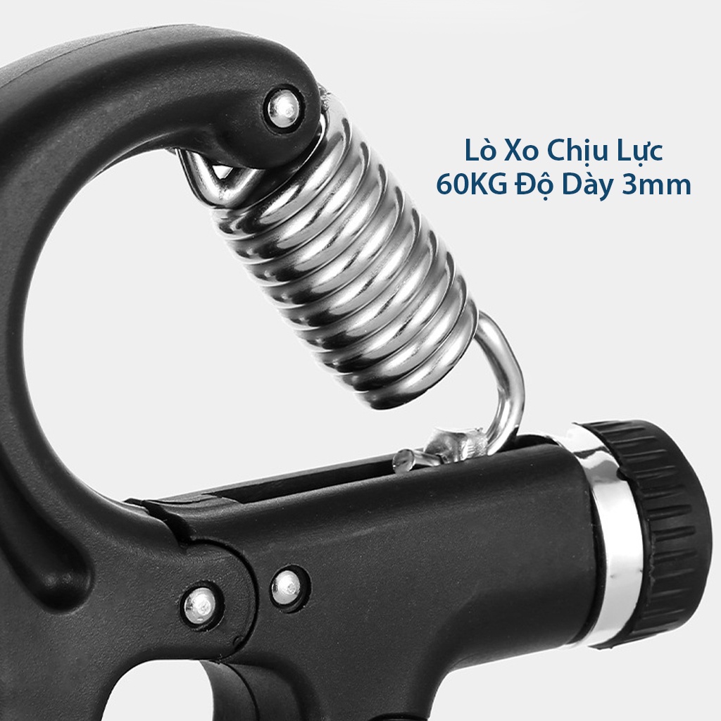 Mô tả Kìm Bóp Tập Cơ Tay KUNO SPORT Bản Đếm Số Điện Tử Lực 5-60KG - 4
