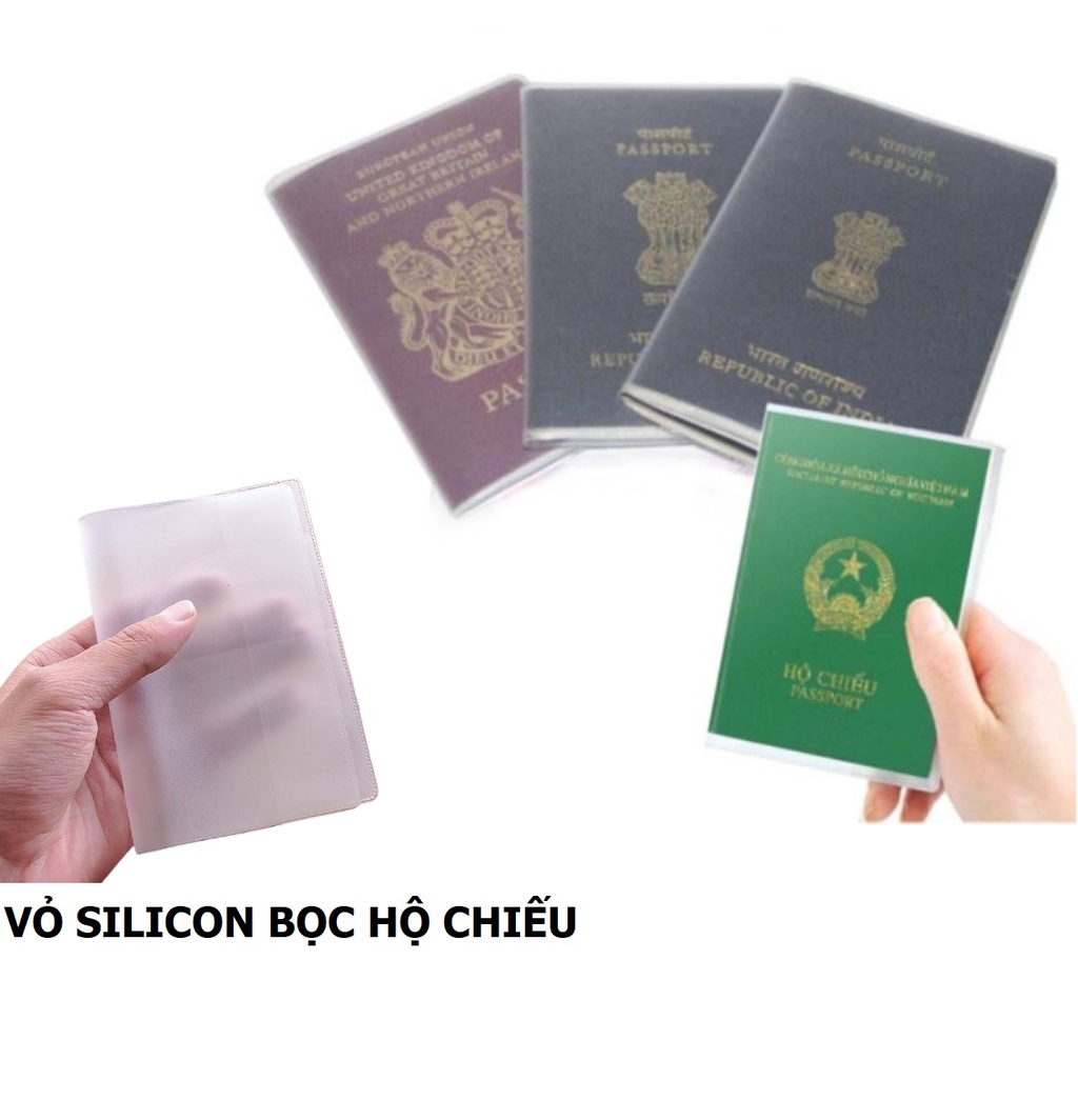 Mô tả Bao Bọc Hộ Chiếu - Passport - Taky, Nhựa Dẻo Trong Suốt, Tiện Dụng, An Toàn Khi Đi Du Lịch - 5310 - 1