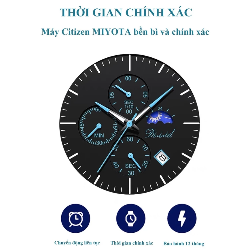 Đồng hồ DIZIZID DZTD9 và hộp