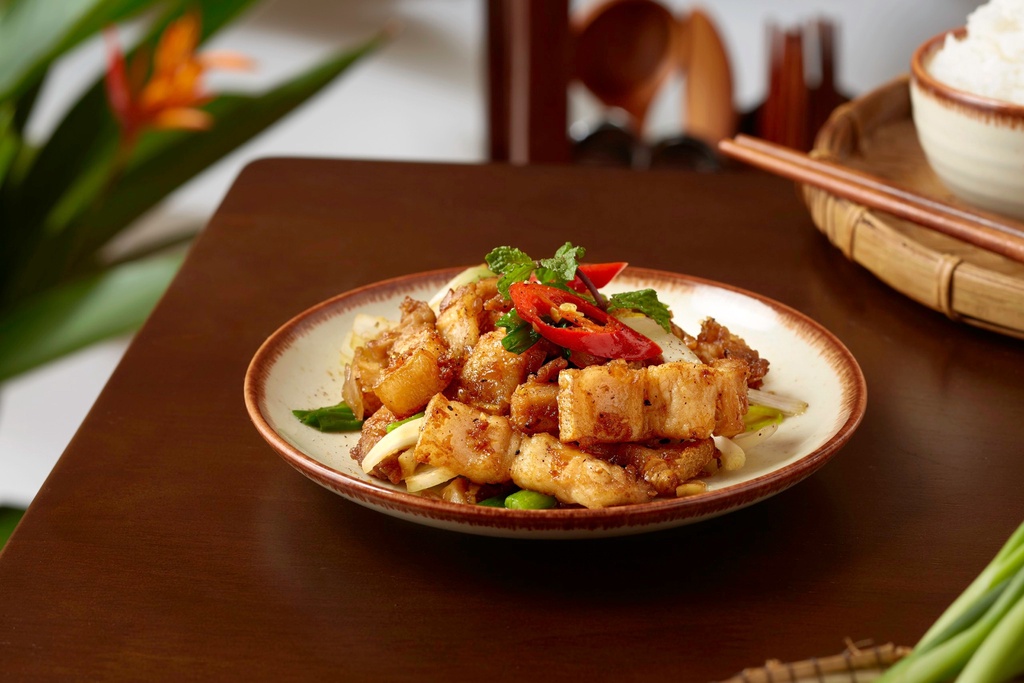 Bát đĩa gốm Sa Maison trắng viền vàng - Ảnh 5