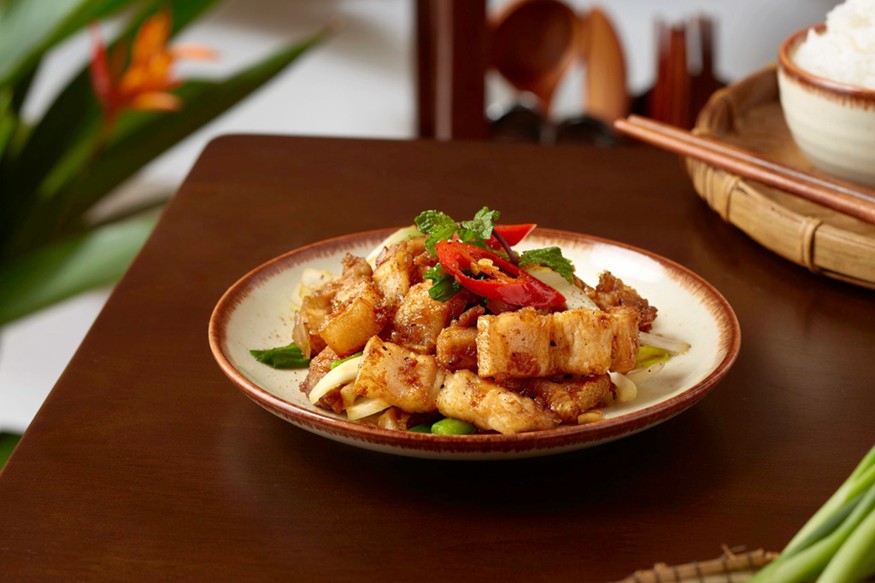 Bộ 6 bát ăn cơm Sa Maison họa tiết trắng viền vàng