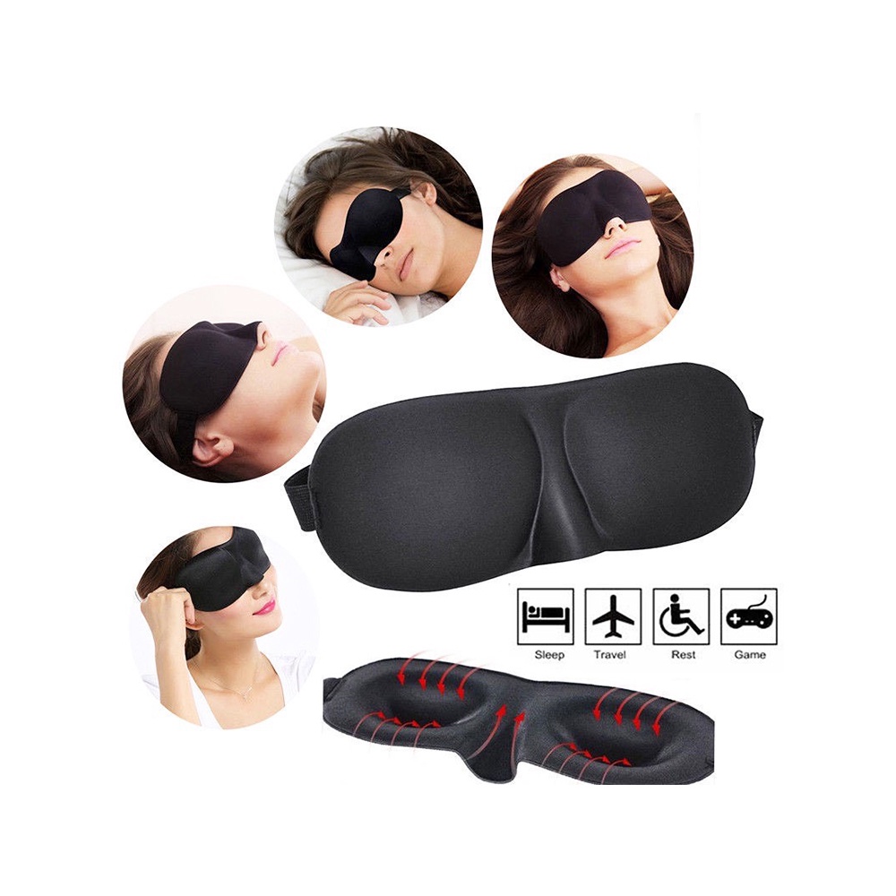 Mô tả Che Mắt Ngủ - Taky, Tiện Dụng Ngủ Trưa Văn Phòng, Ngủ Trên Xe Ô tô, Máy Bay, Thoáng Khí, Mềm Mại Cho Giấc Ngủ Ngon. 5130 - 2
