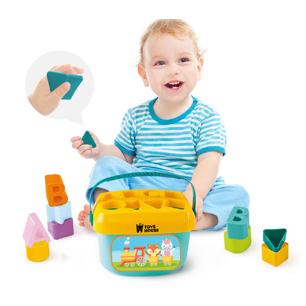 Mô tả Hộp thả hình khối - đồ chơi giáo dục sớm giúp bé nhận biết màu sắc, hình khối, chữ cái cho trẻ từ 6 tháng Toyshouse 0218 - 3