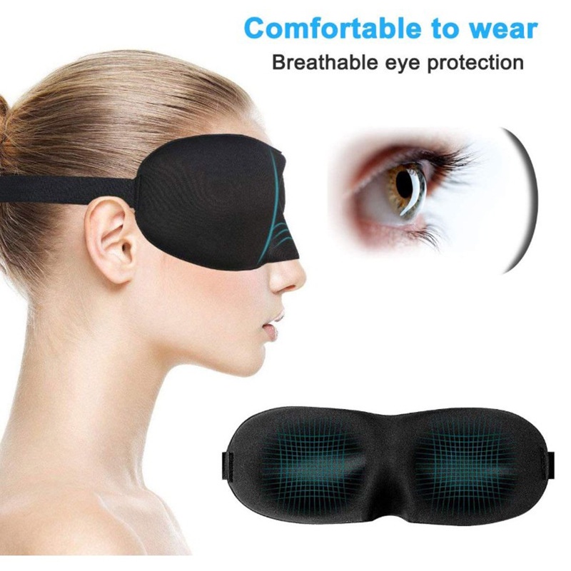 Mô tả Bịt Mắt Ngủ - Taky, Mặt Nạ Ngủ 3D Nam Nữ Thoáng Khí Và Mềm Mại, Tiện Dụng Ngủ Trưa Văn Phòng, Trên Xe Ôtô - 5130 - 2
